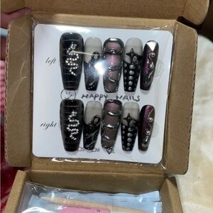 10pcs Handmade Press on Nails
Size L